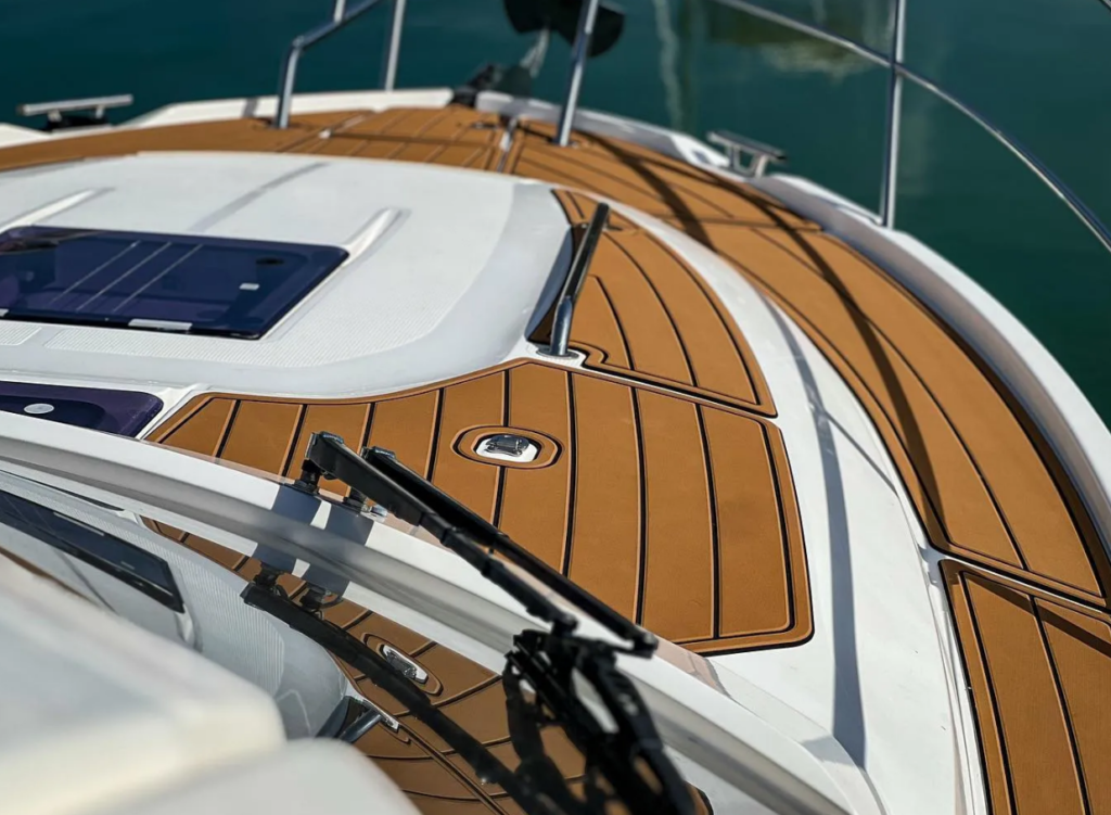 reupholstering a boat